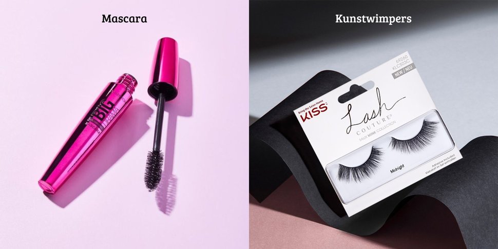 Kunstwimpers of mascara?