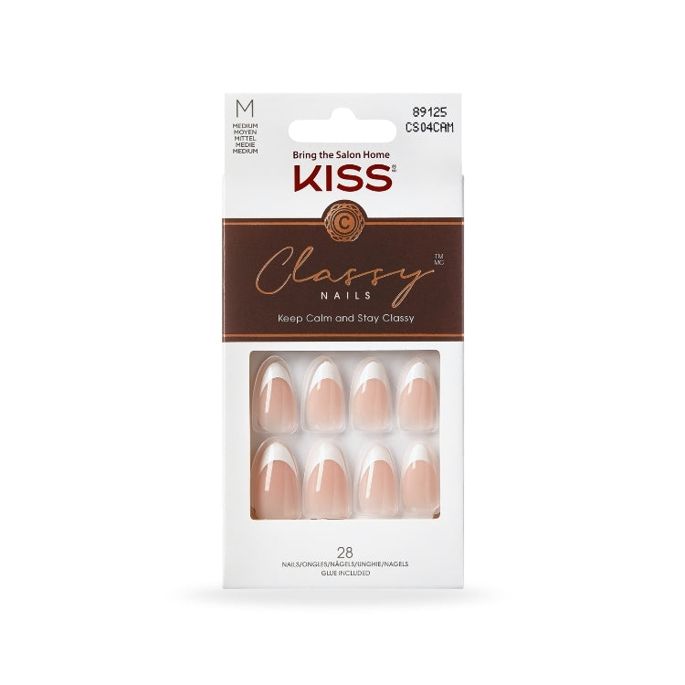 Classy Nails- Dashing in een natuurlijke nude tint, verpakt in een stijlvolle doos met 28 nagels.