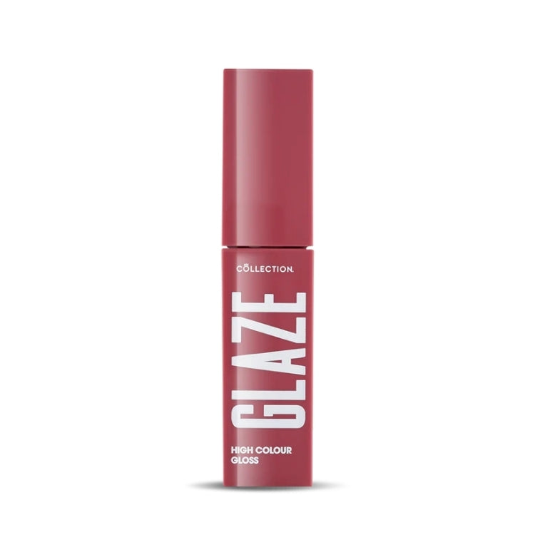 Glaze High Colour Liquid Lipstick in een stijlvolle, slanke verpakking met een dieprode kleur.