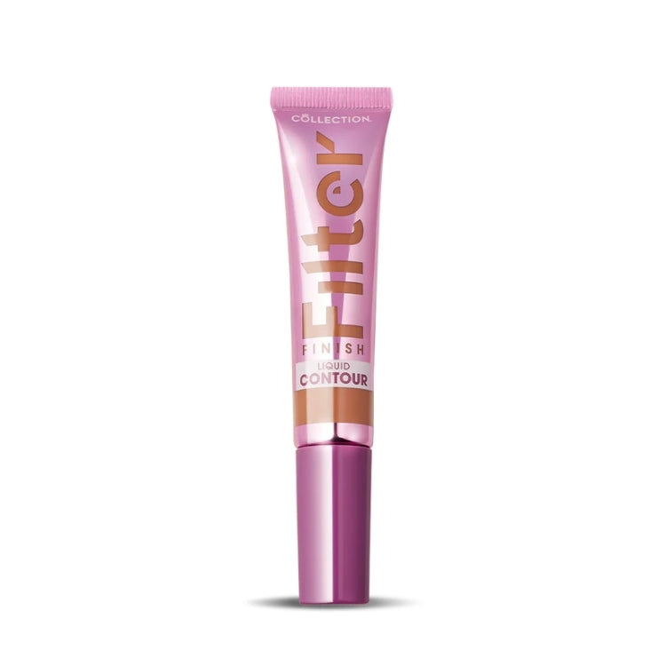 Filter Finish Liquid Contour Wand - Medium in een slanke, roze tube met een glanzende afwerking.