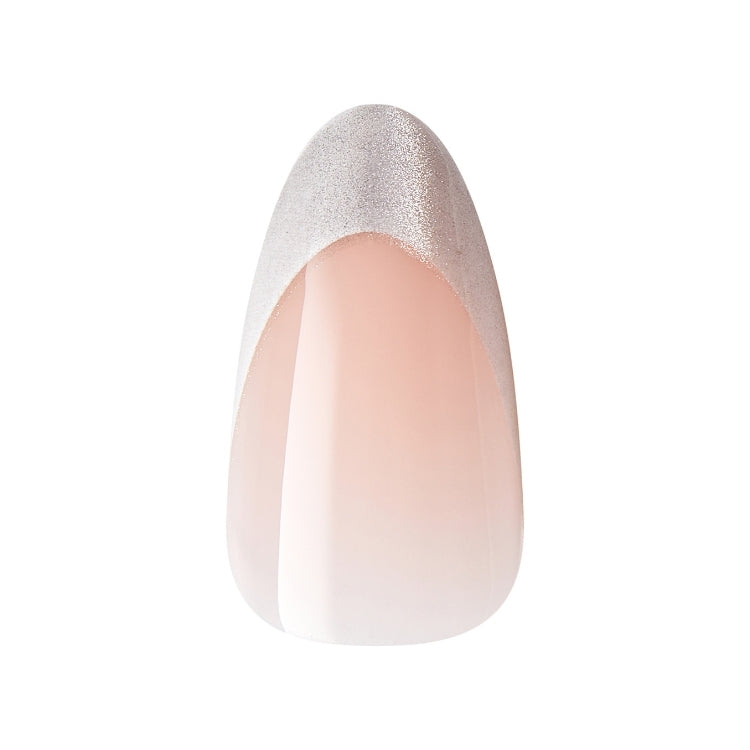 Gel Fantasy Magnetic - North Coast in zachte nude tint met glanzende zilveren top, perfect voor een elegante manicure.