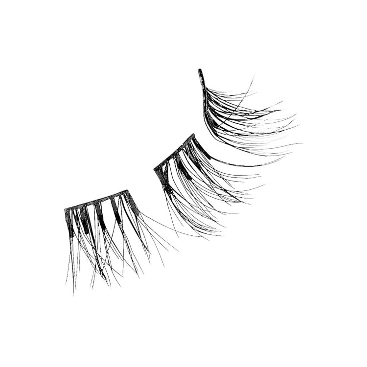 imPRESS Press-On Falsies 14mm-16mm | Edgy Wispy, zwarte wimpers met een speelse, wispy uitstraling.