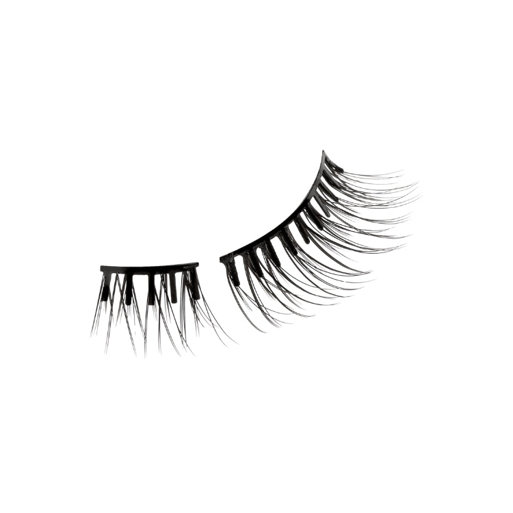 imPRESS Falsies easy tab 5mm-9mm | Authentic Natural, zwarte wimpers met een natuurlijke uitstraling en flexibele basis.
