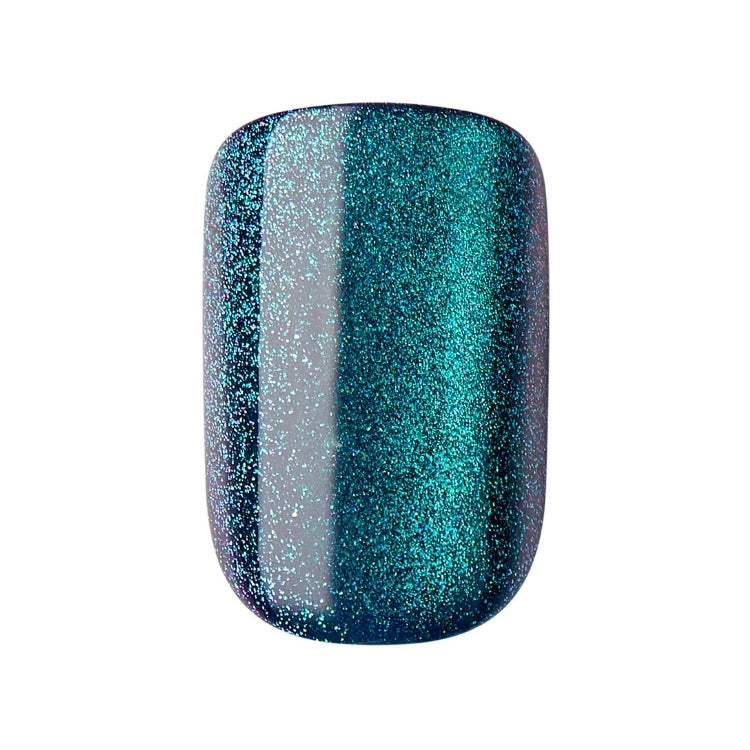 imPRESS Color FX - Better Things in een glanzende turquoise tint met sprankelende glitters, perfect voor een opvallende ma...
