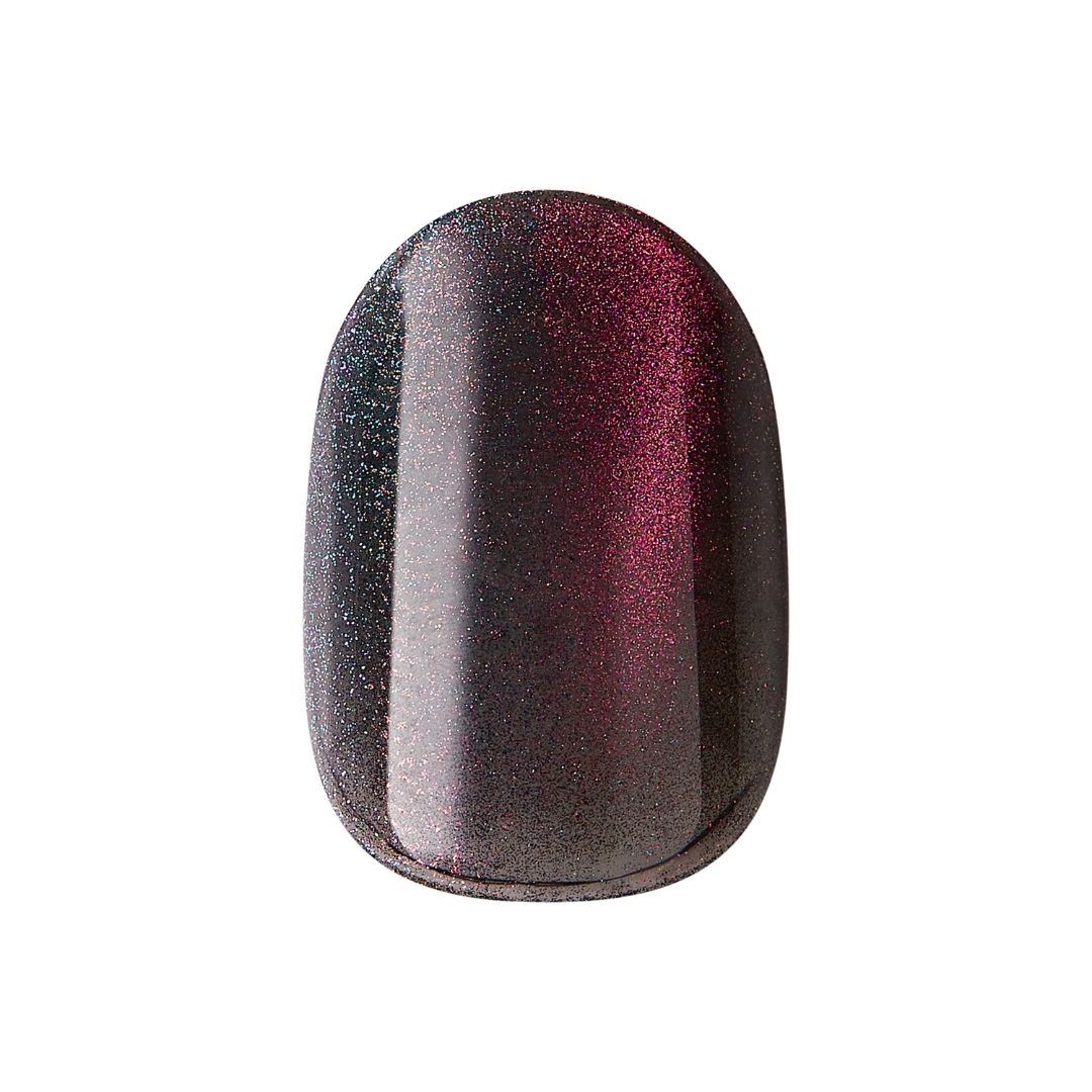 imPRESS Color FX - Before Hours, een glanzende nagelstick met een holografische zwarte kleur.
