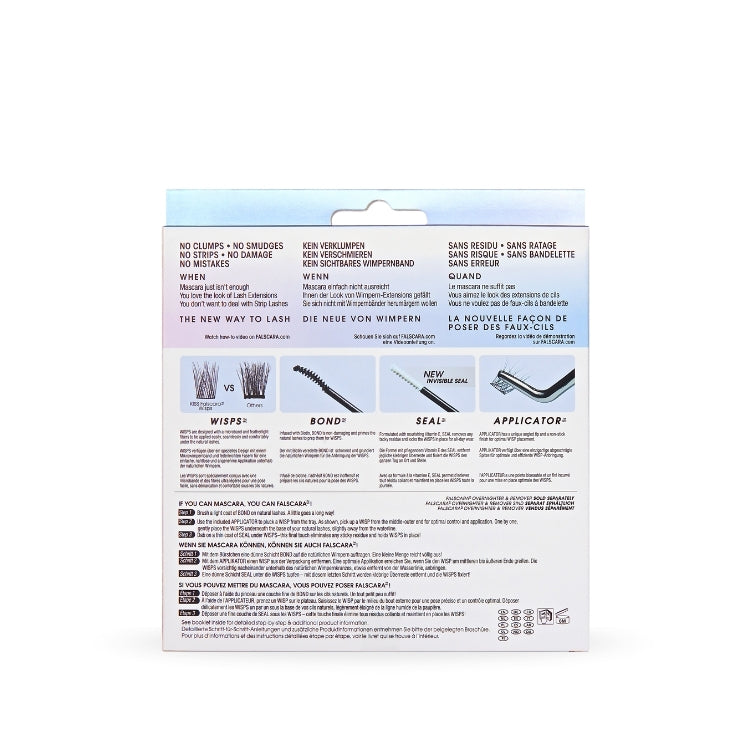 Falscara Starter Kit 10mm-12mm | Lengthening met instructies en applicator, in een kleurrijke verpakking.