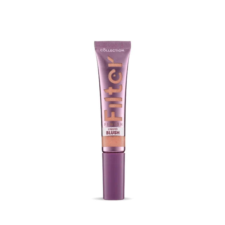 Filter Finish Liquid Blush Light Wand in een slanke paarse tube, ideaal voor een frisse, natuurlijke blos.