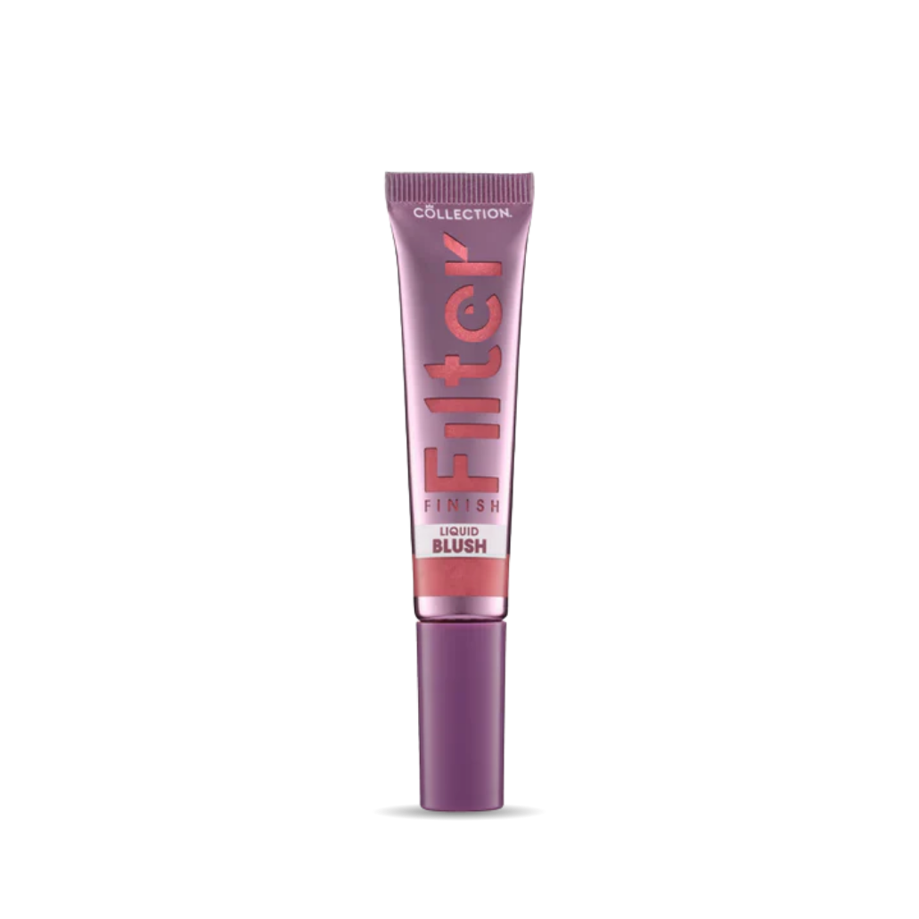 Filter Finish Liquid Blush Light Wand in een paarse tube met een glanzende afwerking, perfect voor een frisse blos.