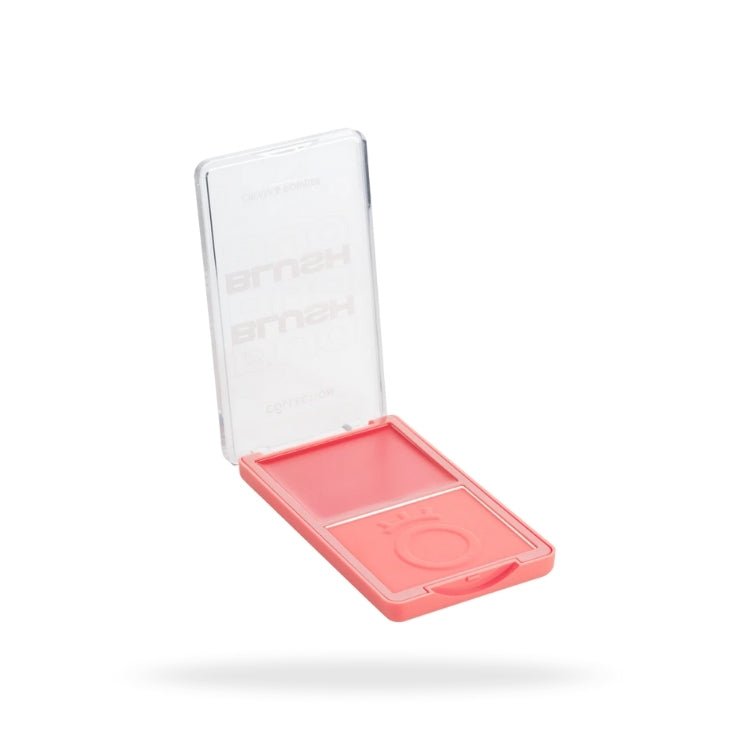 Duo Blush Cream & Powder - Seeing Double in een doorzichtige verpakking met een zachte perzikkleurige blush.