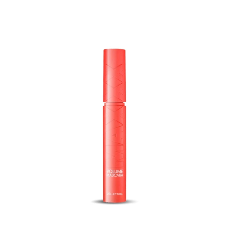 MaXXX Volume Mascara in een opvallende oranje verpakking voor volumineuze wimpers.