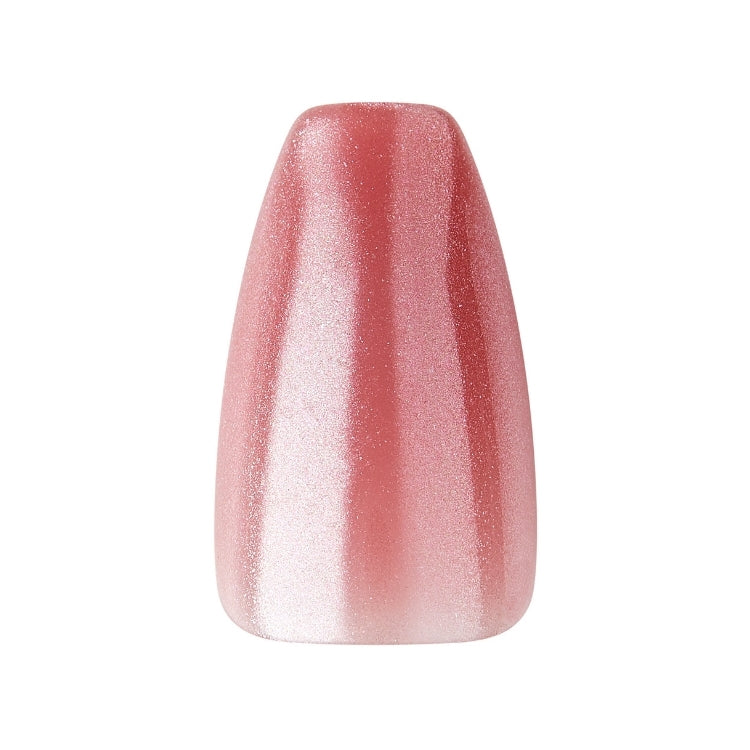 Bare But Better Nails - Nude Nude, een glanzende nude nagel met een subtiele shimmer in een elegante vorm.