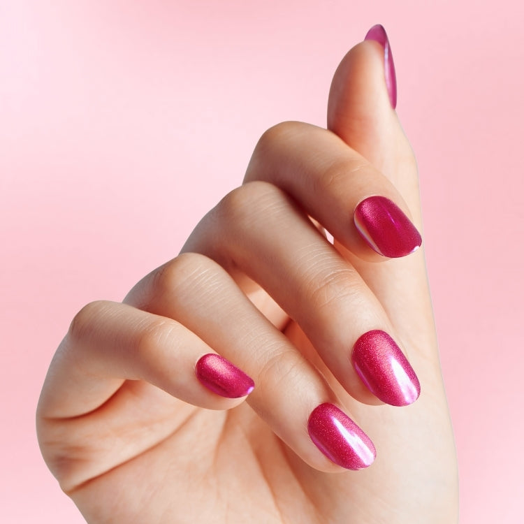 imPRESS Color FX - Around You, fuchsia nagels met glans, perfect voor een trendy manicure.