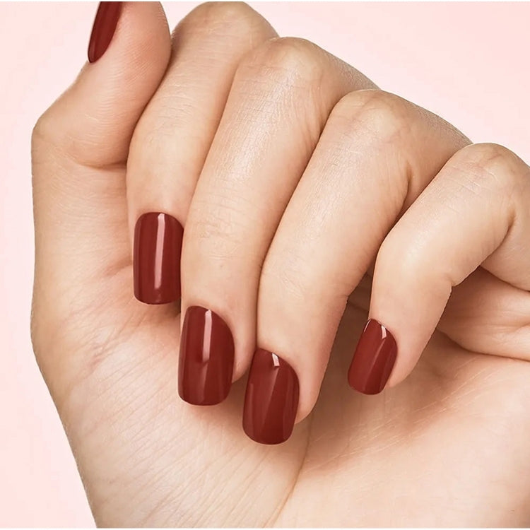 imPRESS Color - Espress(Y)Ourself, diep rode nagels in glanzende afwerking, perfect voor een stijlvolle look.
