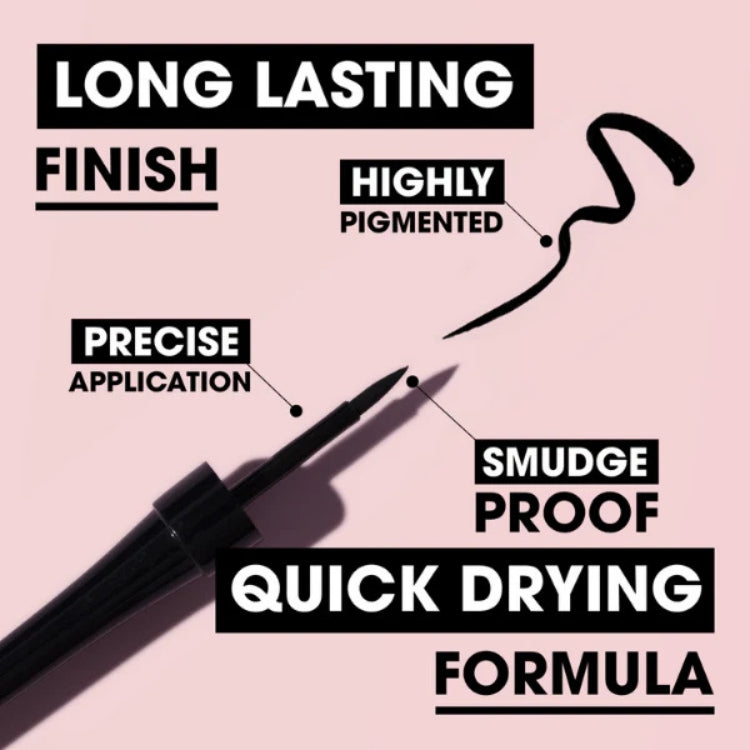 Fast Stroke Eyeliner van Collection in een slanke zwarte verpakking met een fijne applicator voor nauwkeurige lijnen.