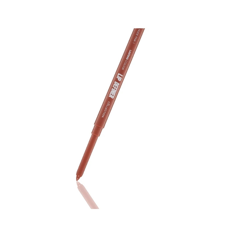 Lip Definer in een warme, natuurlijke tint met slanke potloodverpakking voor precieze lipcontour.