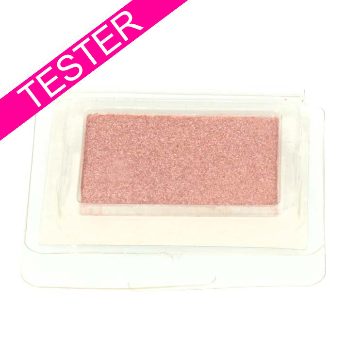 Eyeshadow Monos - Always Right Tester in een rechthoekige verpakking met een glanzende, lichtroze kleur.