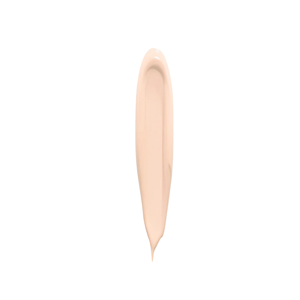 Lasting Perfection Concealer in een lichte, crèmige tint, weergegeven als een gestreepte swatch op een witte achtergrond.