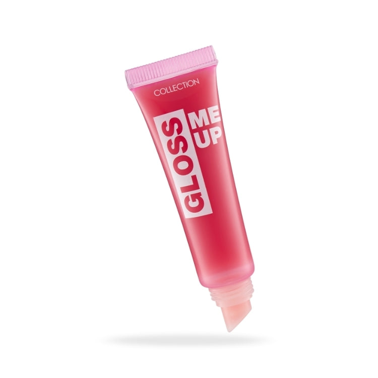 Gloss Me Up Lip Gloss in een roze tube met een zachte applicator voor een glanzende finish.